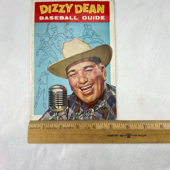 Vintage 1957 Dizzy Dean Baseball Guide With Falstaff Beer Ad - Picture 10 of 10
